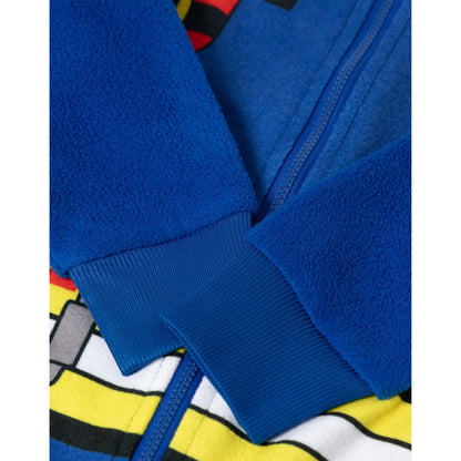 Blue - Side - Fireman Sam Boys Uniform All-In-One Nightwear
