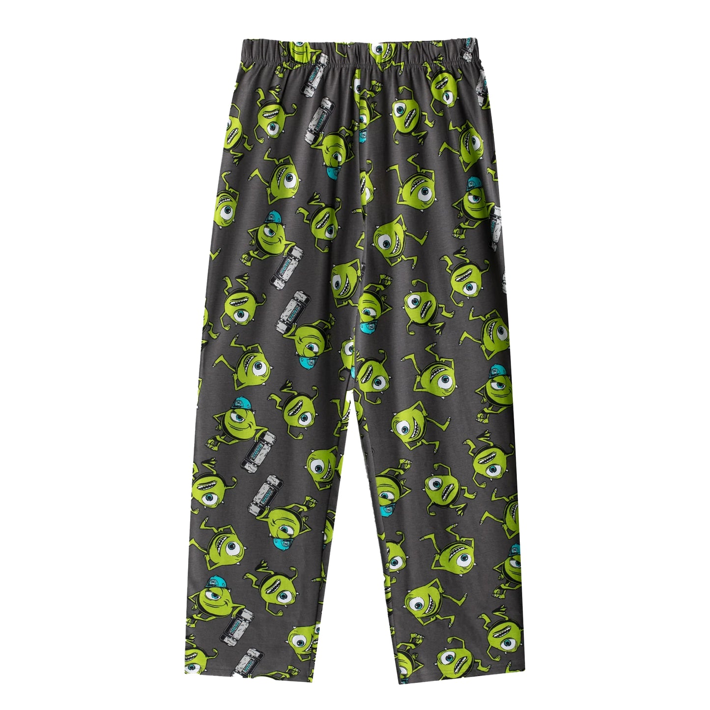 Multicoloured - Lifestyle - Monsters Inc Mens Mike Wazowski Short-Sleeved Long Pyjama Set