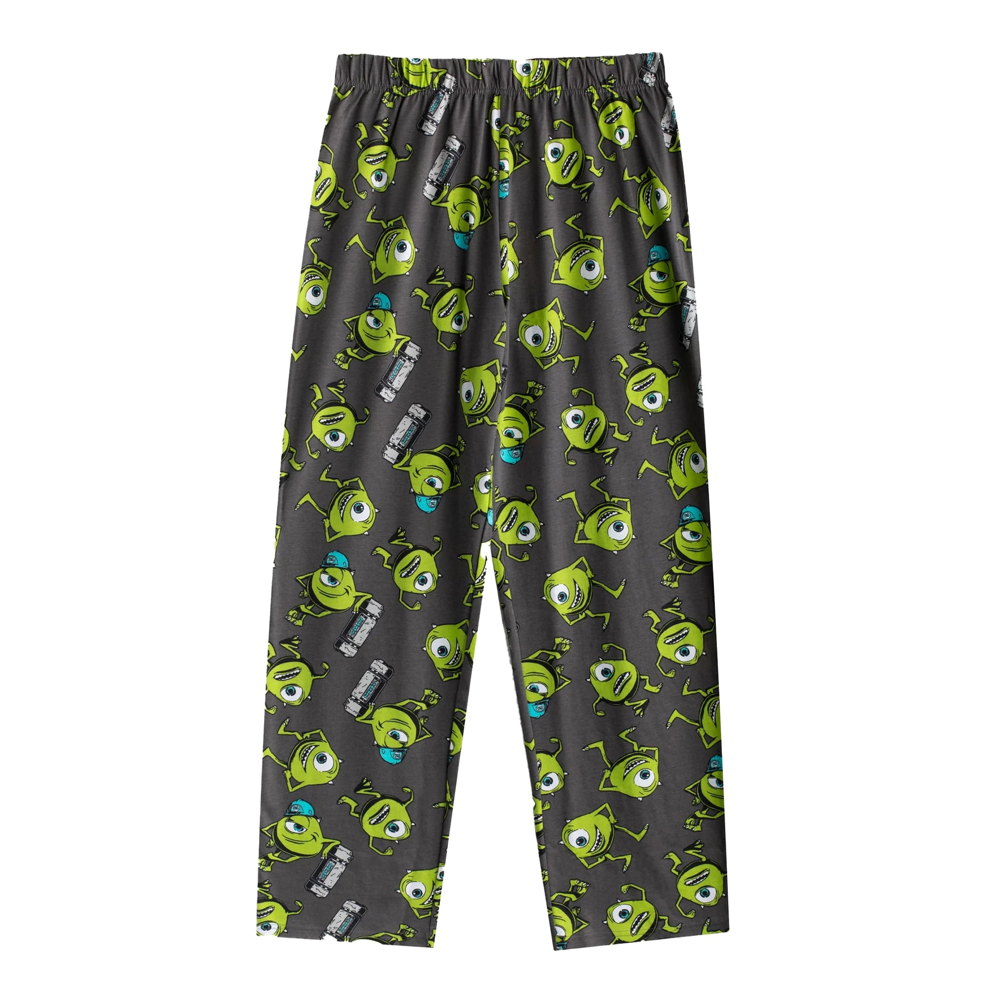 Multicoloured - Lifestyle - Monsters Inc Mens Mike Wazowski Short-Sleeved Long Pyjama Set