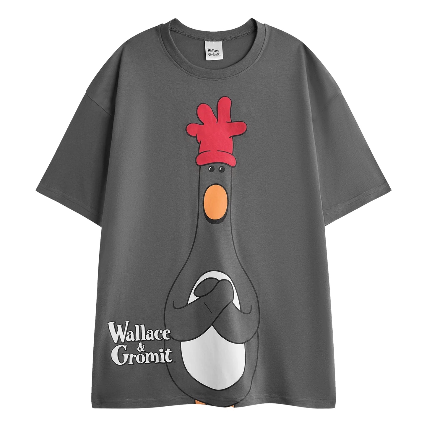 Multicoloured - Side - Wallace and Gromit Mens Feathers McGraw Short-Sleeved Long Pyjama Set
