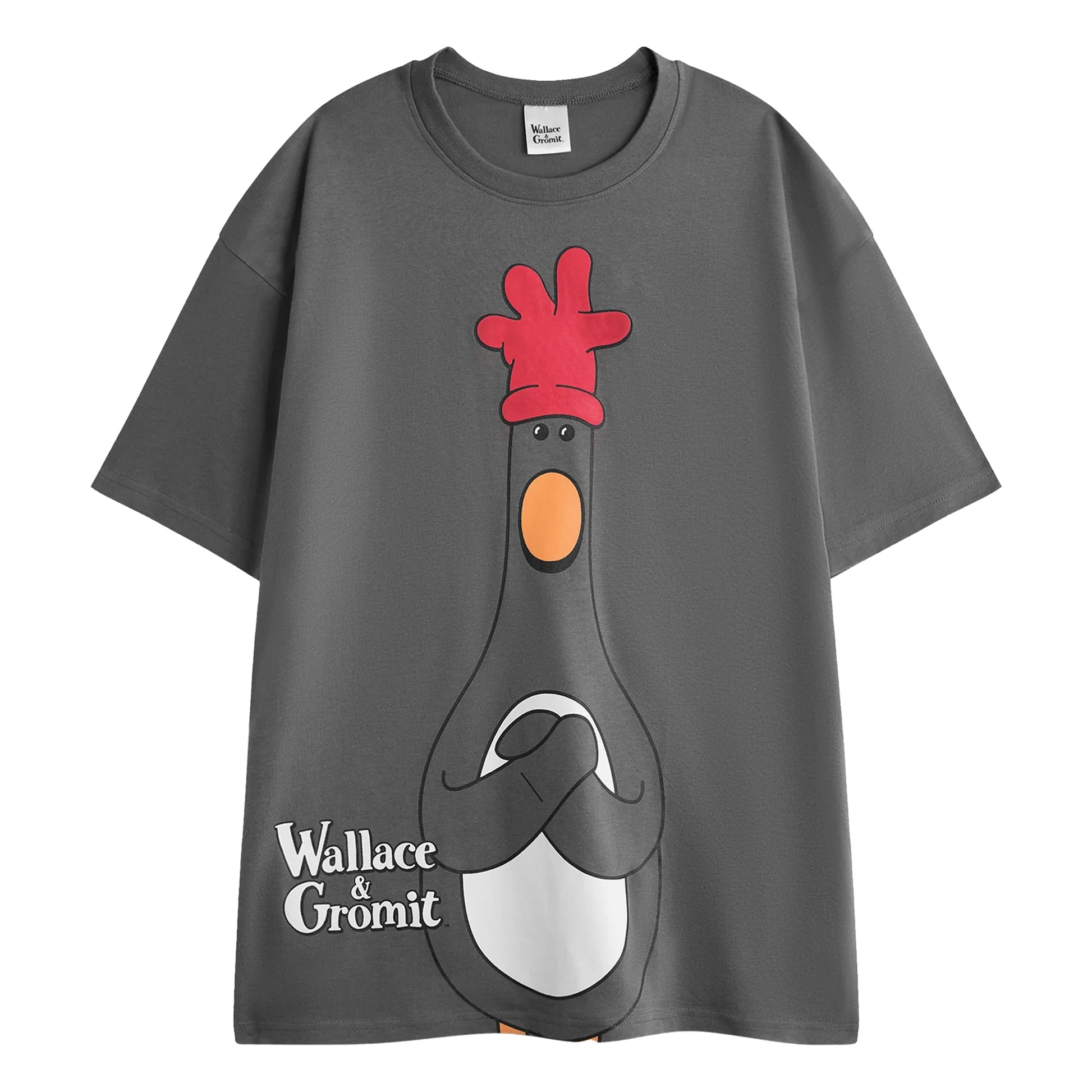 Multicoloured - Side - Wallace and Gromit Mens Feathers McGraw Short-Sleeved Long Pyjama Set