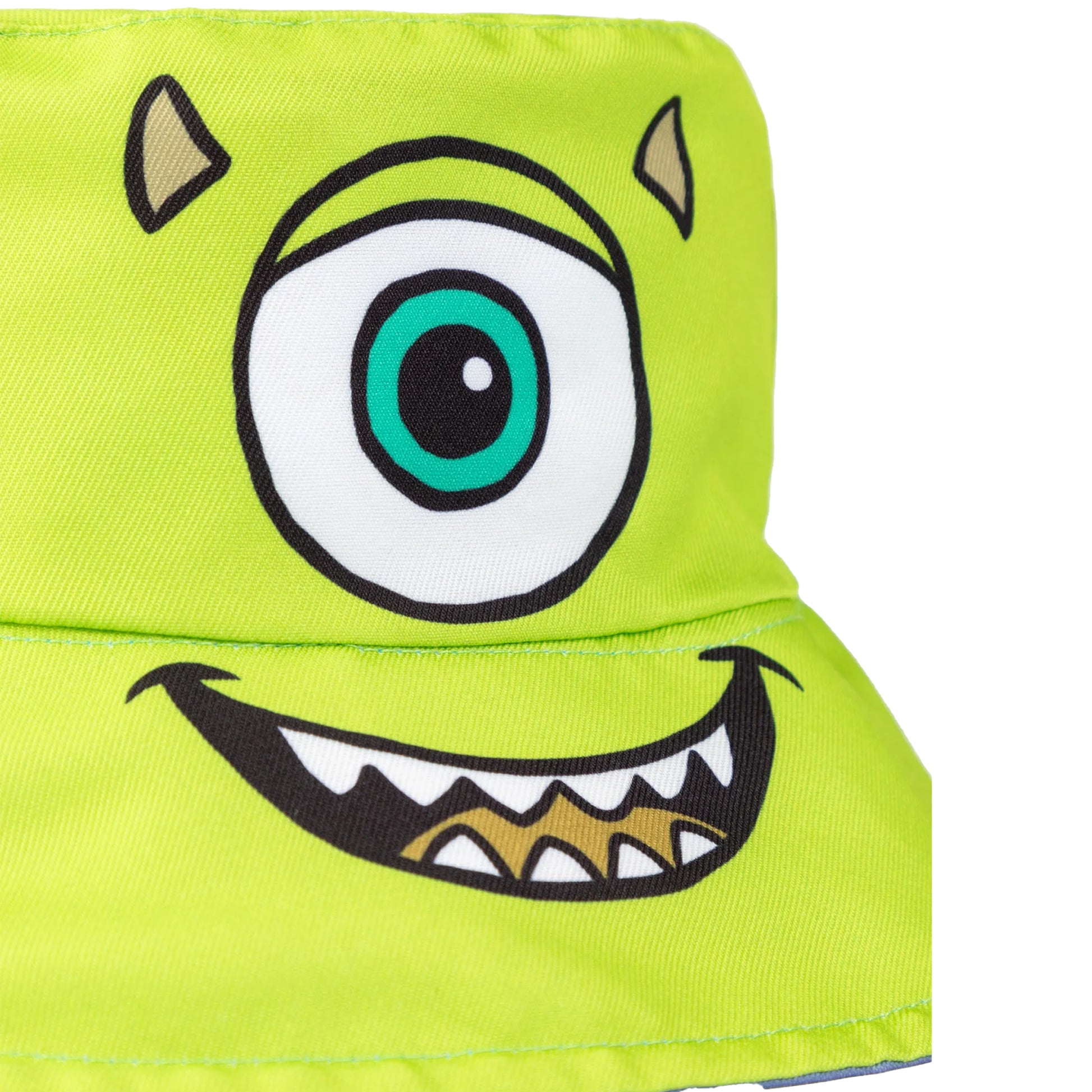 Multicoloured - Side - Monsters Inc Unisex Adult Mike & Sulley Reversible Bucket Hat