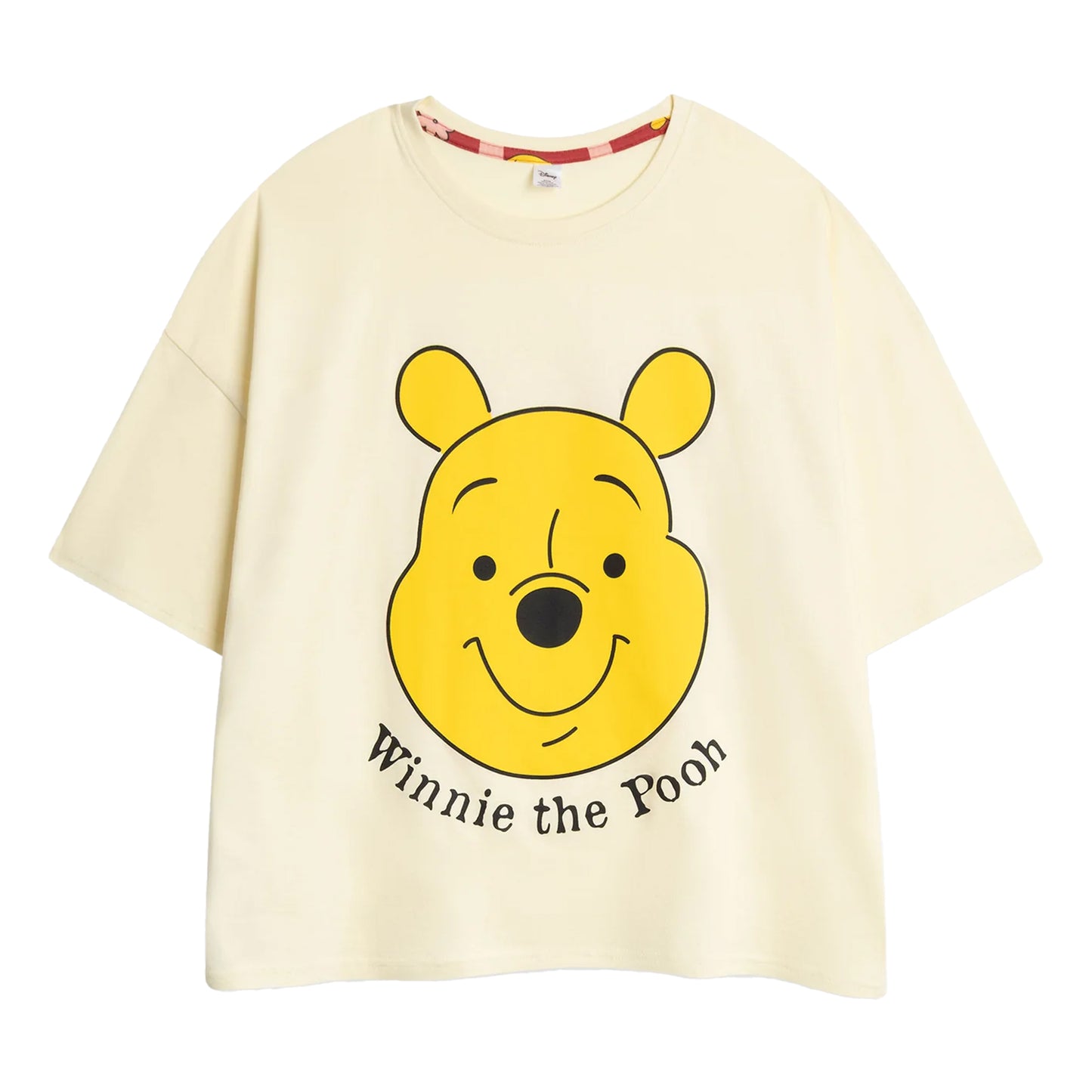 Multicoloured - Side - Winnie the Pooh Womens-Ladies Face Short-Sleeved Long Pyjama Set