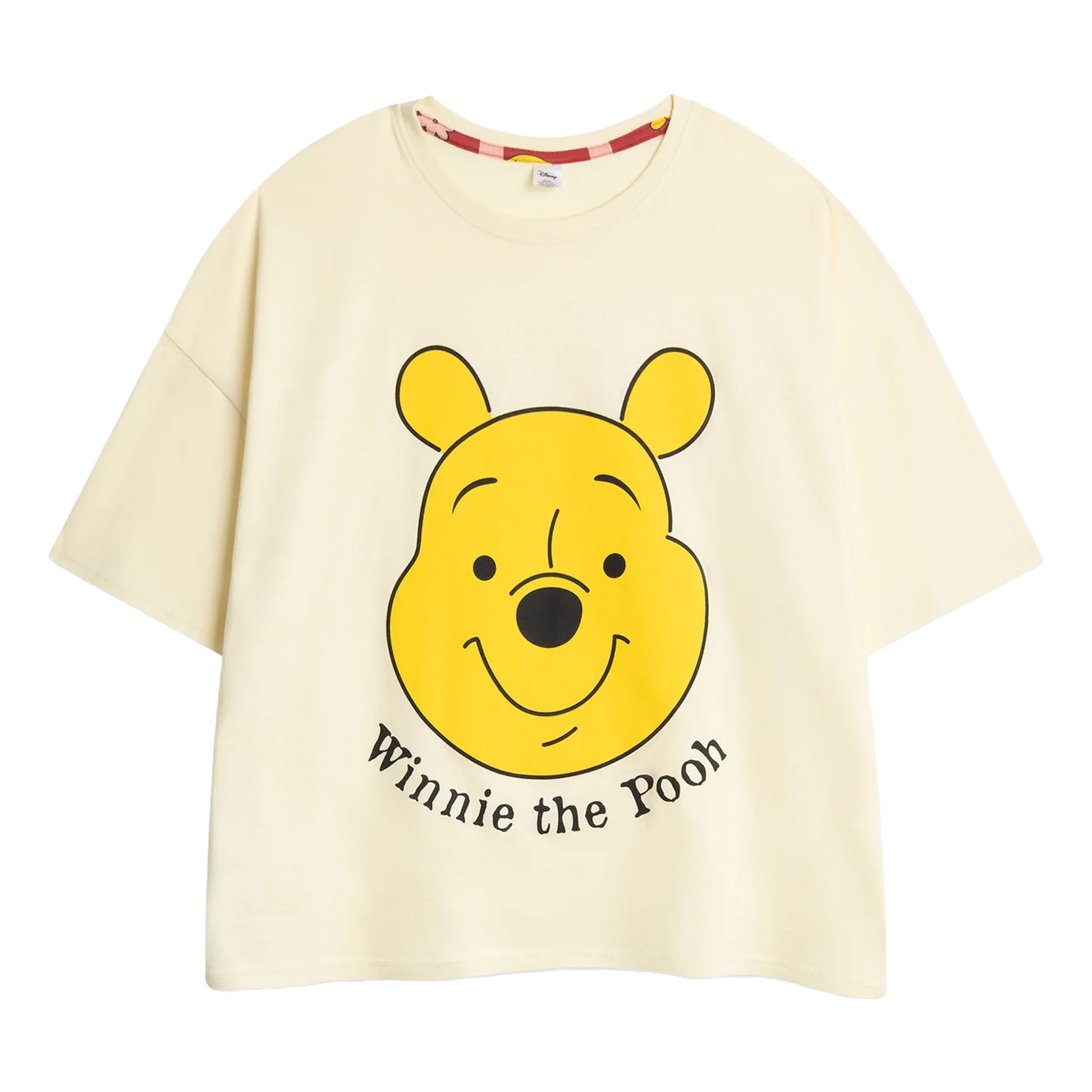 Multicoloured - Side - Winnie the Pooh Womens-Ladies Face Short-Sleeved Long Pyjama Set