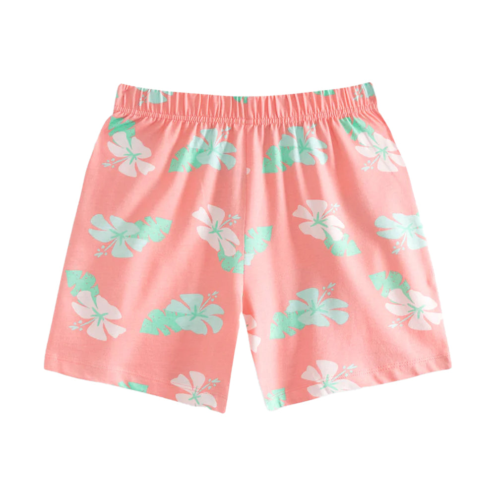 Multicoloured Print - Pack Shot - Moana Girls Short Pyjama Set (Pack of 2)