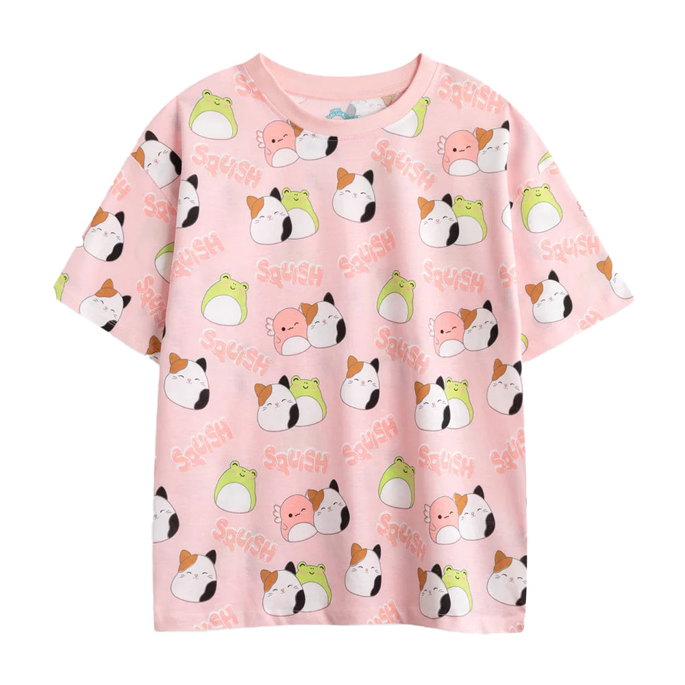 Pink - Lifestyle - Squishmallows Girls Feeling Mallow Short Pyjama Set (Pack of 2)