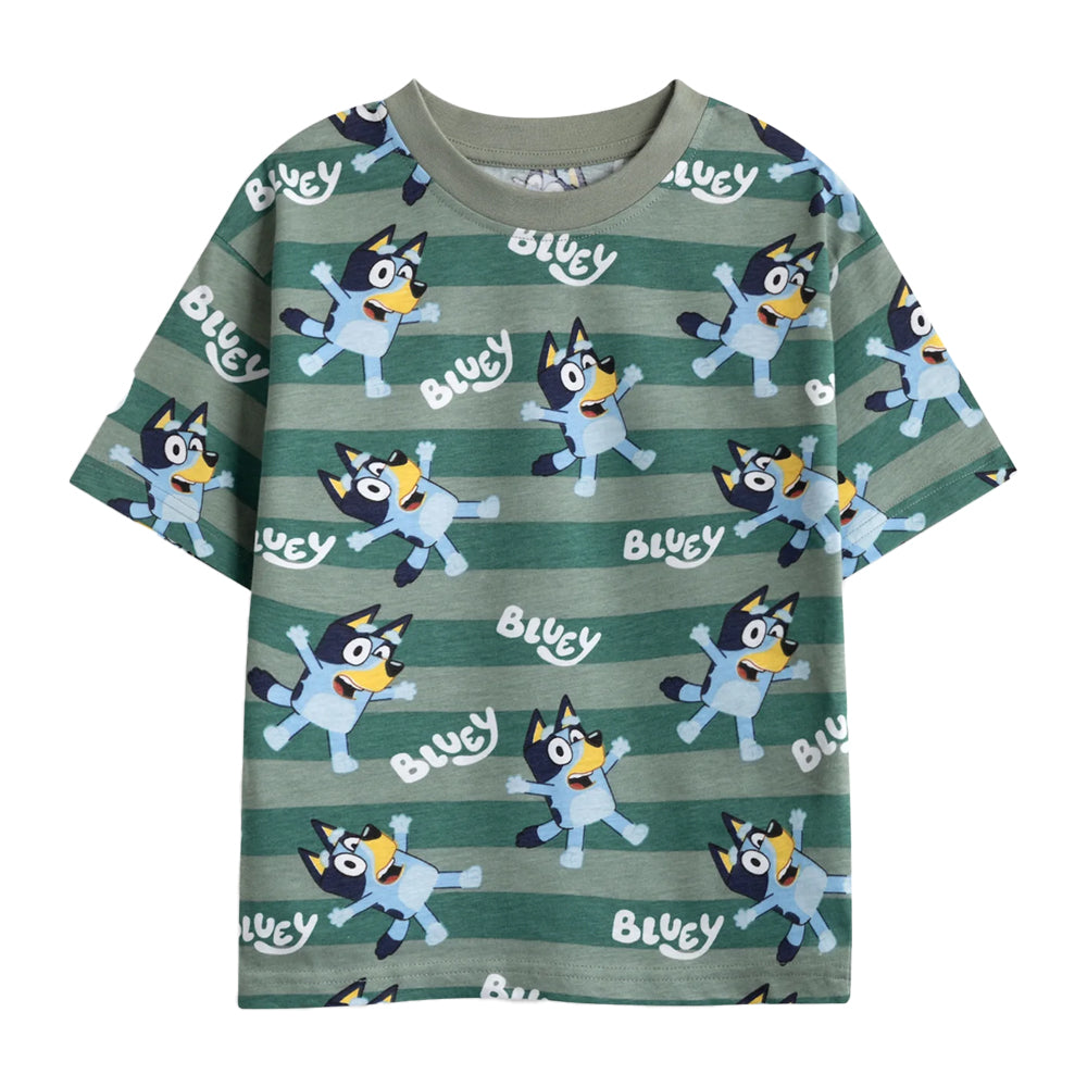 Multicoloured - Lifestyle - Bluey Boys Bluey & Bingo Short Pyjama Set (Pack of 2)
