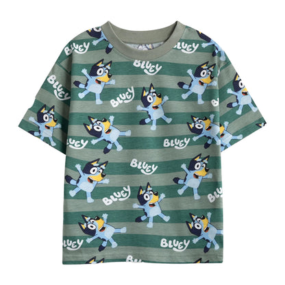 Multicoloured - Lifestyle - Bluey Boys Bluey & Bingo Short Pyjama Set (Pack of 2)