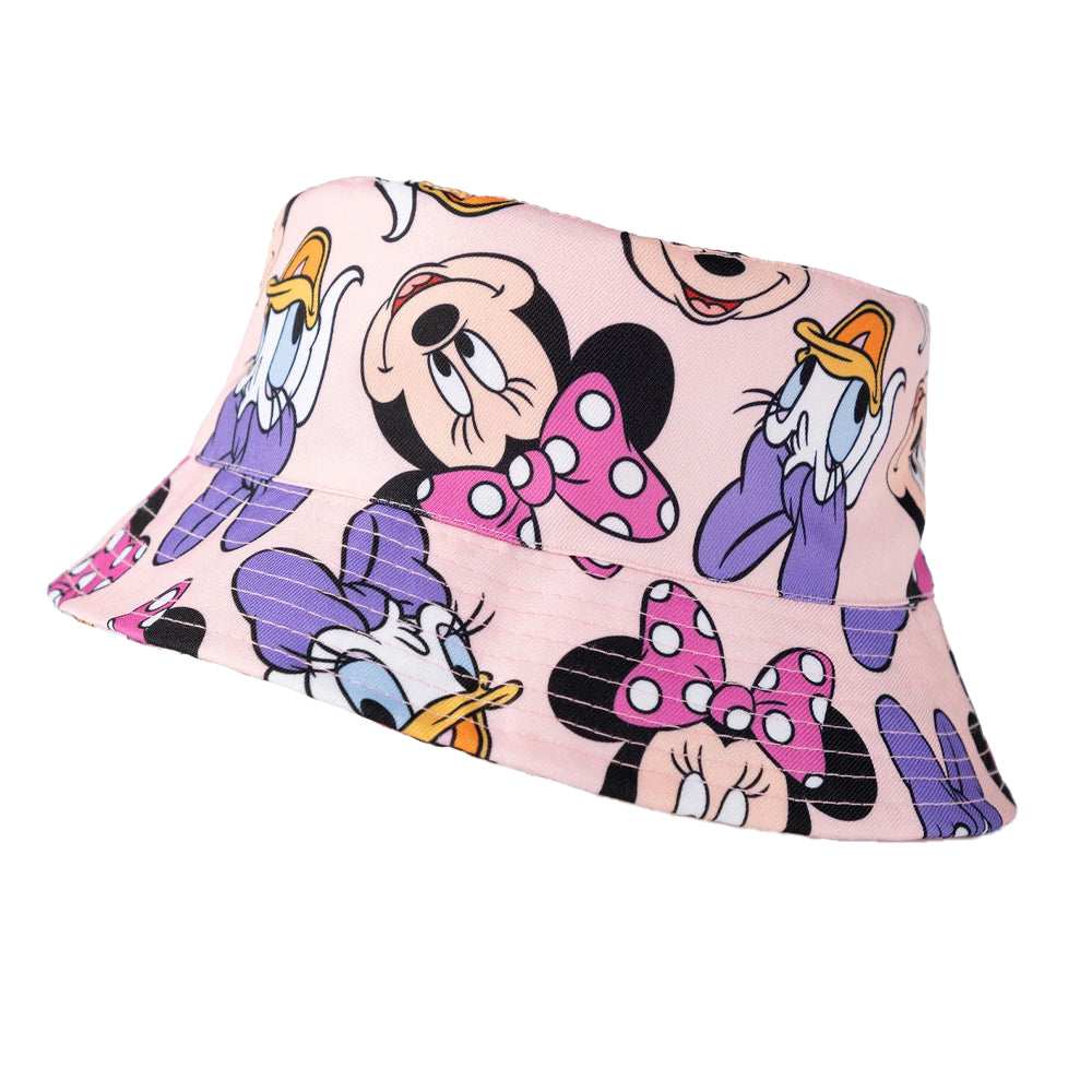 Pink - Lifestyle - Disney Girls Minnie Mouse Bucket Hat & Cap Set