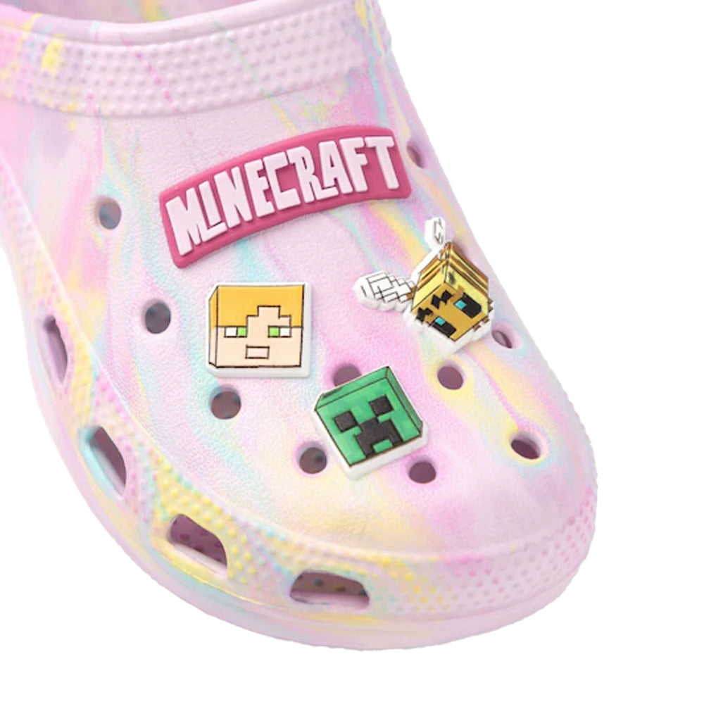 Multicoloured Print - Lifestyle - Minecraft Girls Characters Logo Clogs