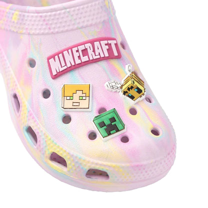 Multicoloured Print - Lifestyle - Minecraft Girls Characters Logo Clogs