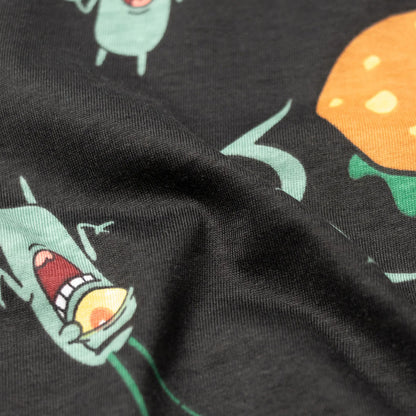 Black - Lifestyle - SpongeBob SquarePants Mens Plankton Lounge Pants