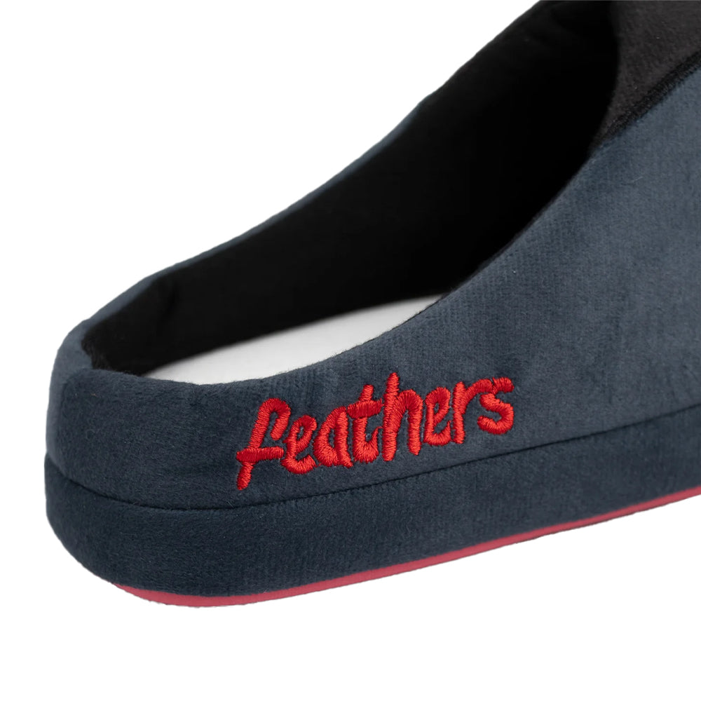 Grey - Back - Wallace and Gromit Unisex Adult Feathers McGraw Mule Slippers