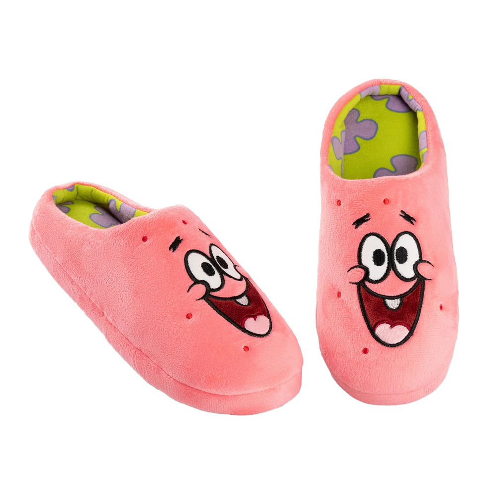 Pink - Back - SpongeBob SquarePants Unisex Adult Patrick Star Mule Slippers