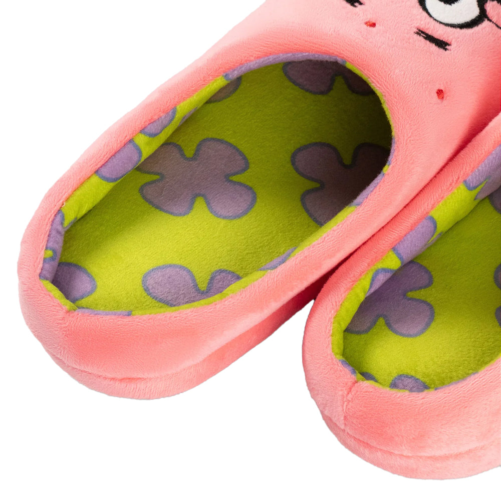Pink - Side - SpongeBob SquarePants Unisex Adult Patrick Star Mule Slippers