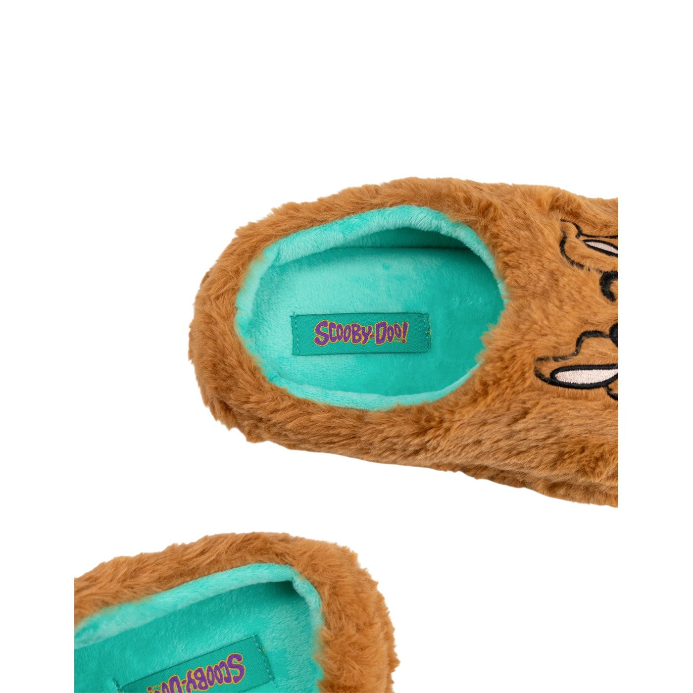 Brown - Lifestyle - Scooby Doo Unisex Adult Character Face Mule Slippers