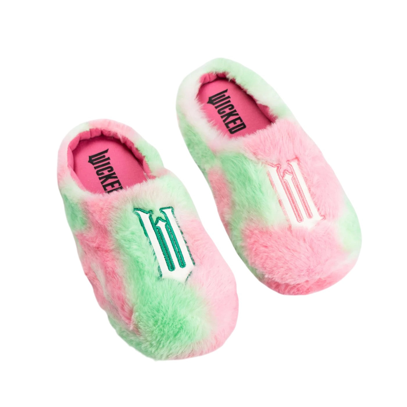 Multicoloured - Front - Wicked Girls Logo Mule Slippers