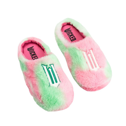 Multicoloured - Front - Wicked Girls Logo Mule Slippers