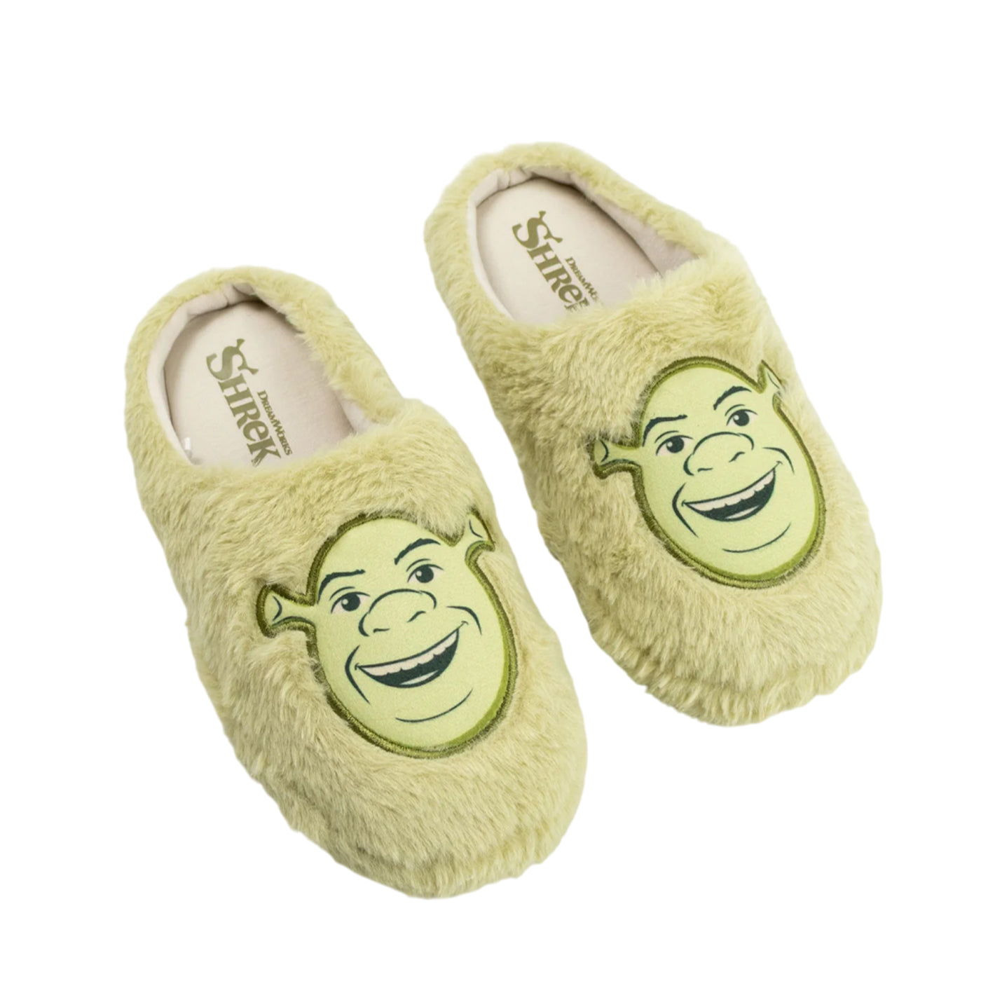 Green - Front - Shrek Unisex Adult Mule Slippers