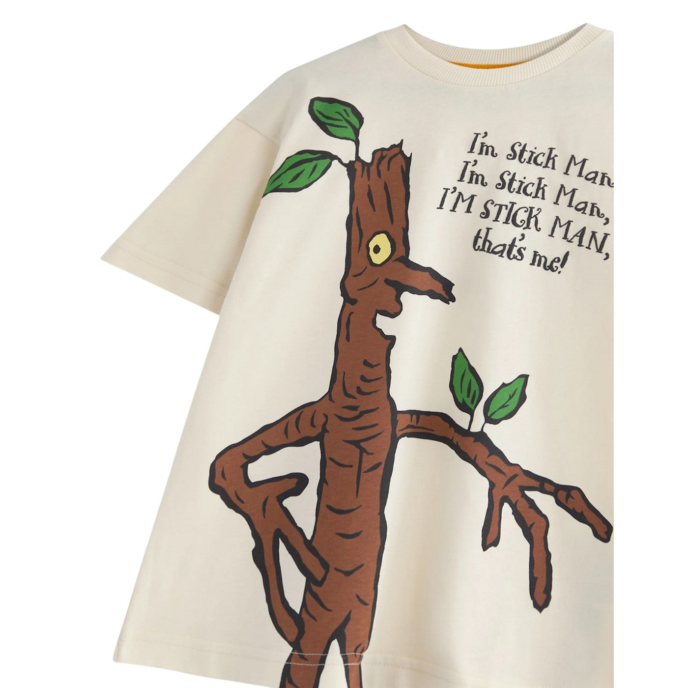 Beige - Lifestyle - The Gruffalo Childrens-Kids I´m A Stickman Short-Sleeved T-Shirt