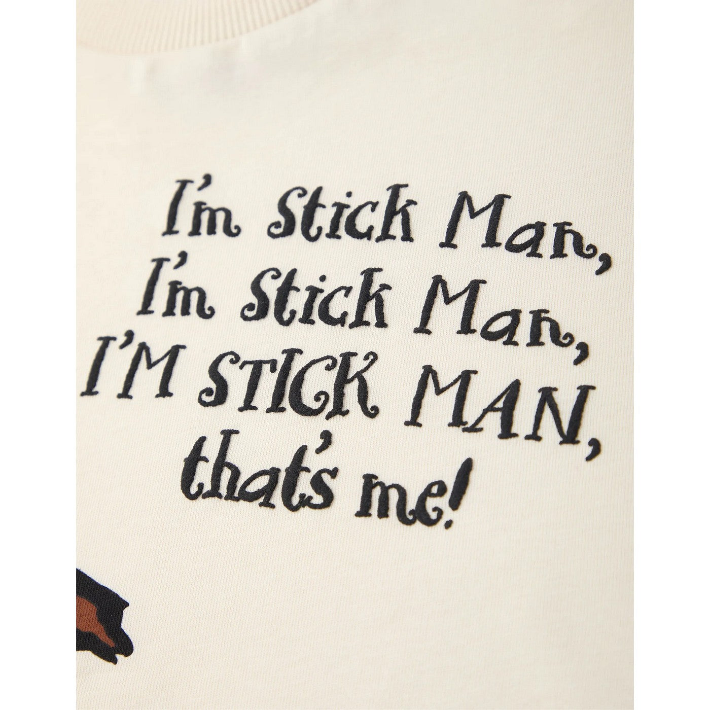 Beige - Pack Shot - The Gruffalo Childrens-Kids I´m A Stickman Short-Sleeved T-Shirt