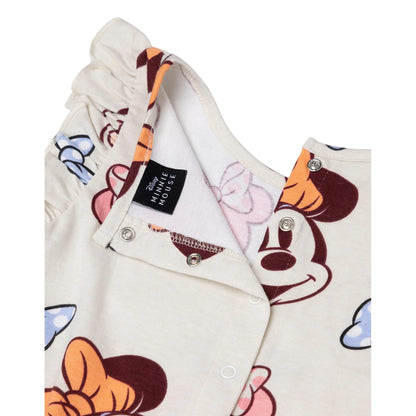 Multicoloured Print - Close up - Disney Girls Minnie Mouse All-Over Print Playsuit
