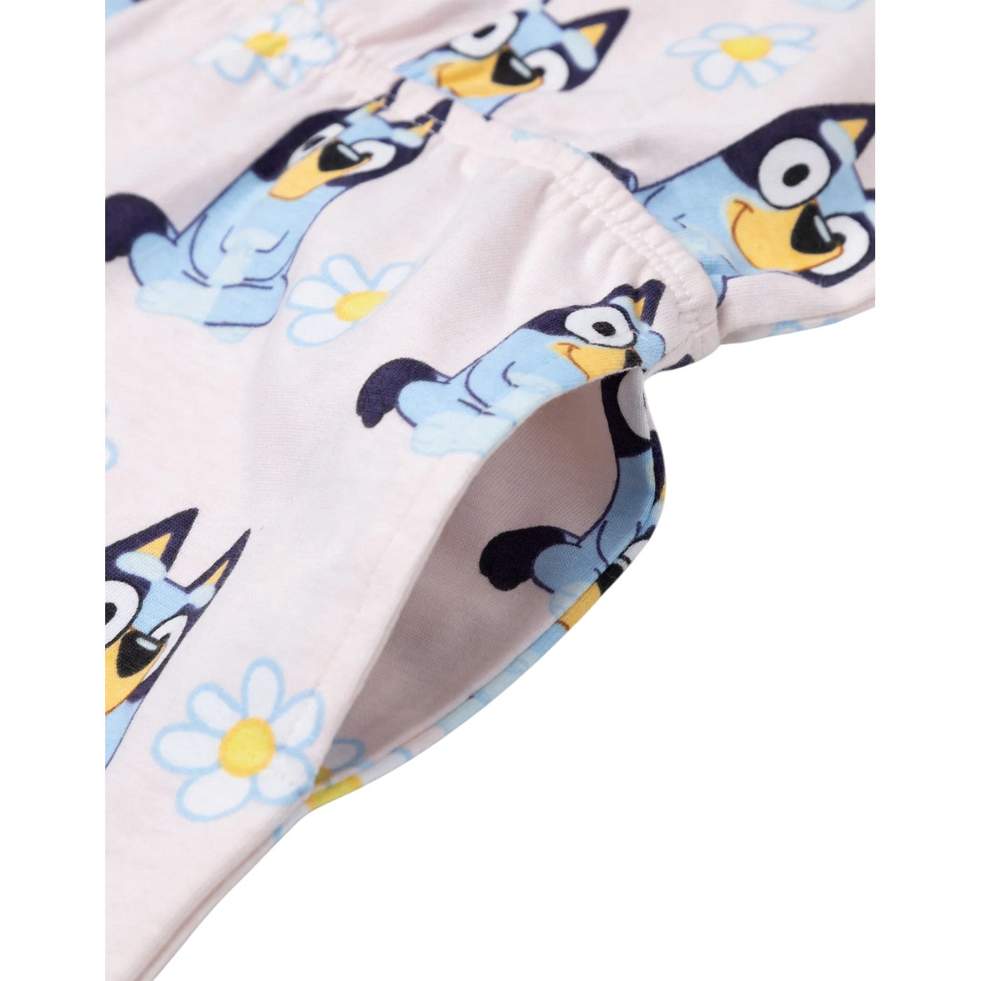 Pink - Pack Shot - Bluey Girls Flowers All-Over Print Sleeveless Playsuit