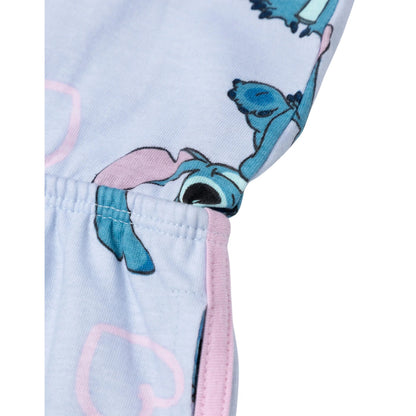 Blue - Lifestyle - Lilo & Stitch Girls Stitch All-Over Print Sleeveless Playsuit