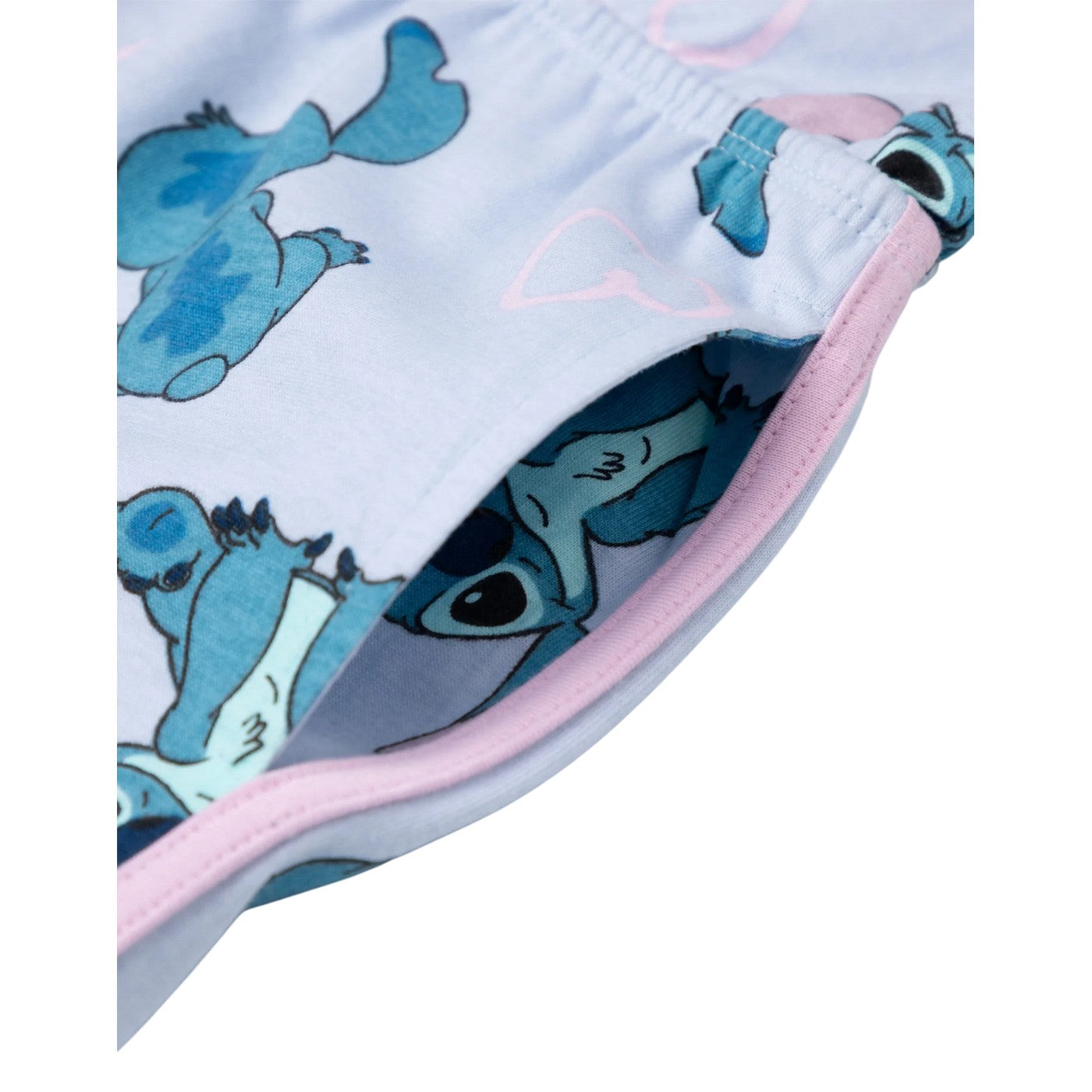 Blue - Pack Shot - Lilo & Stitch Girls Stitch All-Over Print Sleeveless Playsuit