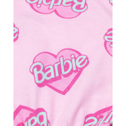 Pink - Close up - Barbie Girls Logo Sleeveless Playsuit