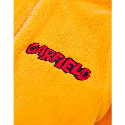 Orange - Close up - Garfield Unisex Adult Long-Sleeved All-In-One Nightwear
