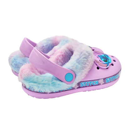 Purple - Back - Lilo & Stitch Girls Clogs