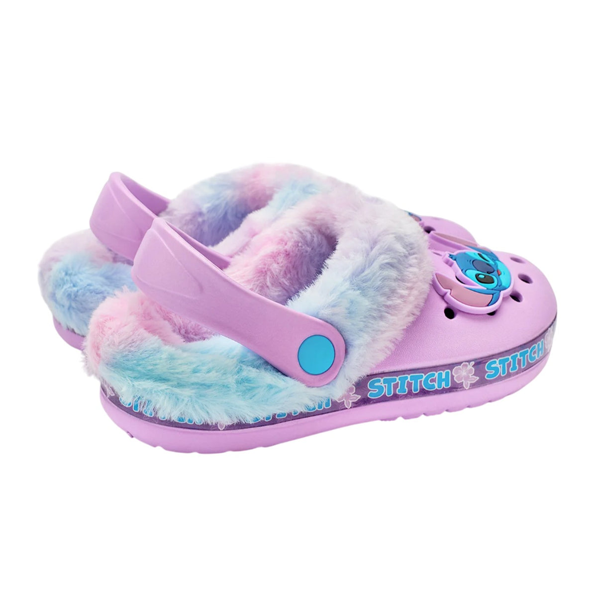 Purple - Back - Lilo & Stitch Girls Clogs