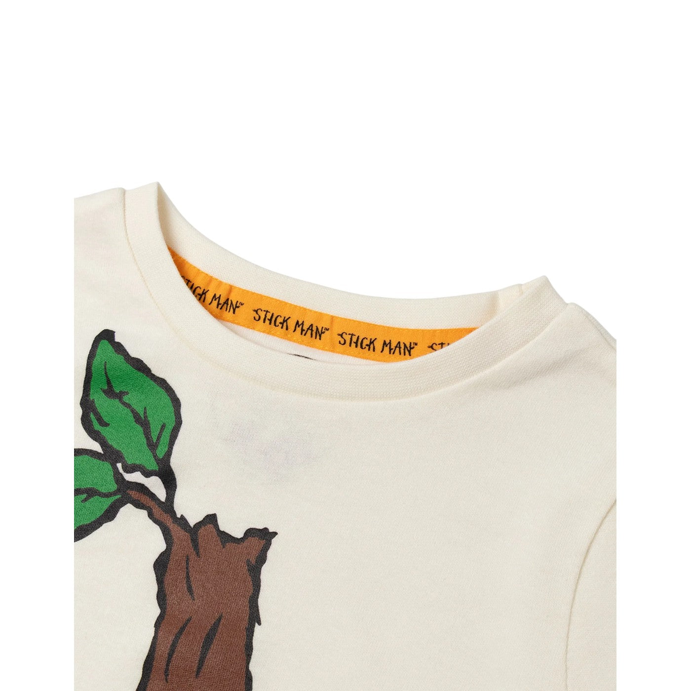 Beige-Grey - Close up - The Gruffalo Childrens-Kids Stickman Long Pyjama Set