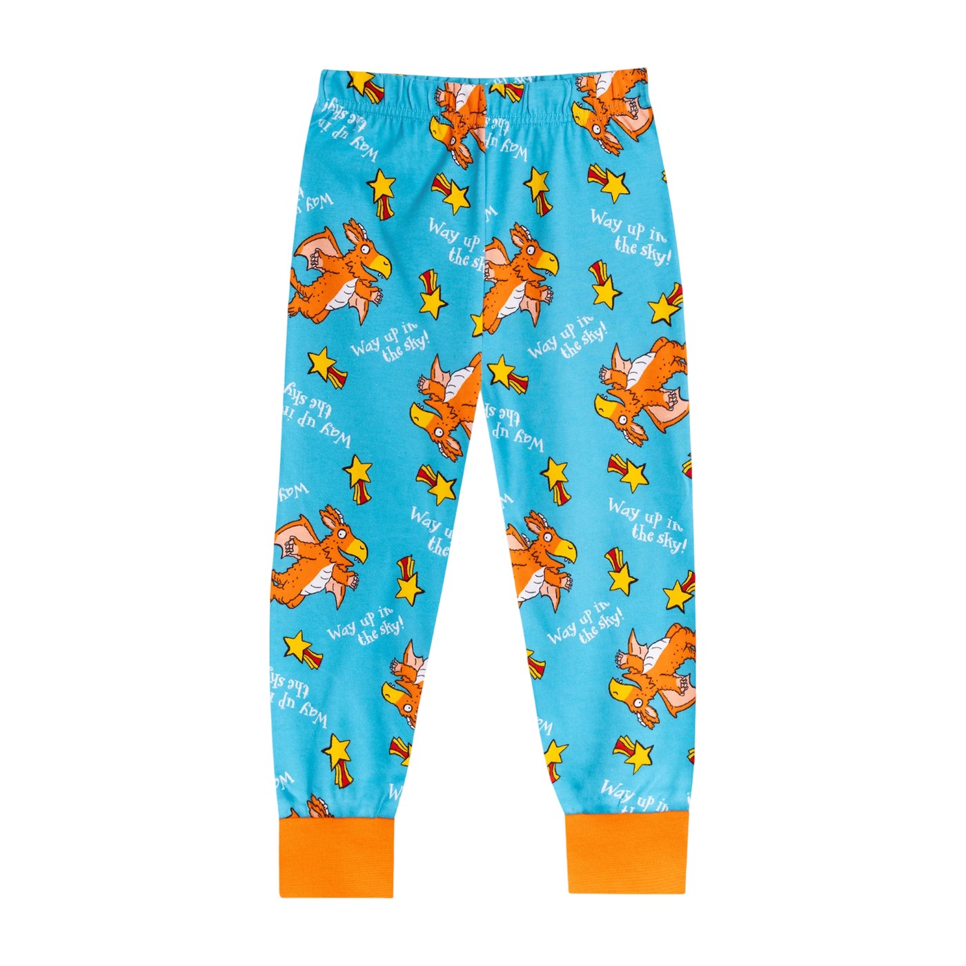 Orange-Blue - Lifestyle - The Gruffalo Childrens-Kids Zog Long Pyjama Set
