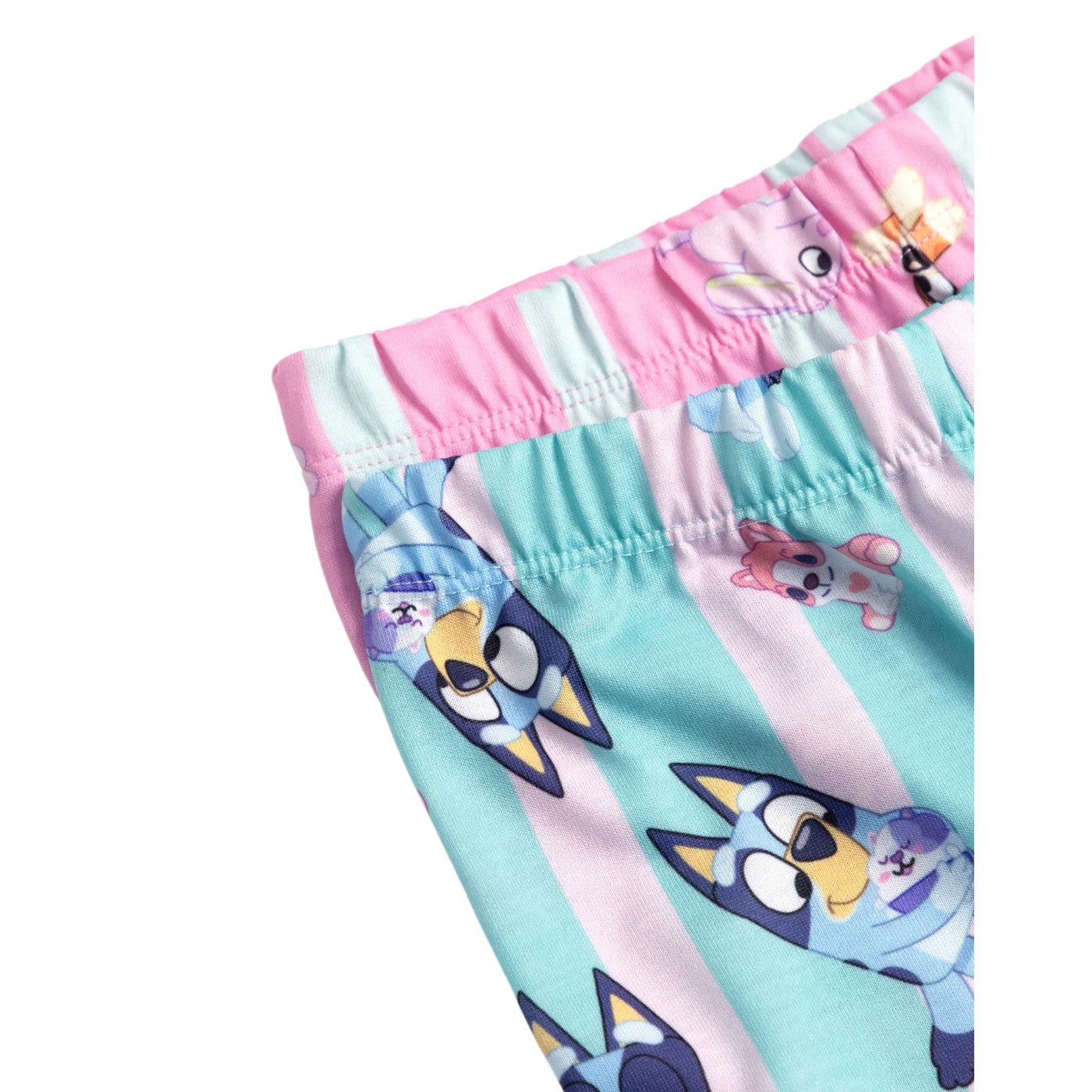Pink-Blue - Lifestyle - Bluey Girls Bluey & Bingo Long Pyjama Set (Pack of 2)