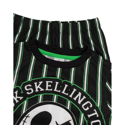Black - Pack Shot - The Nightmare Before Christmas Childrens-Kids Jack and Sally Long Pyjama Set (Pack of 2)