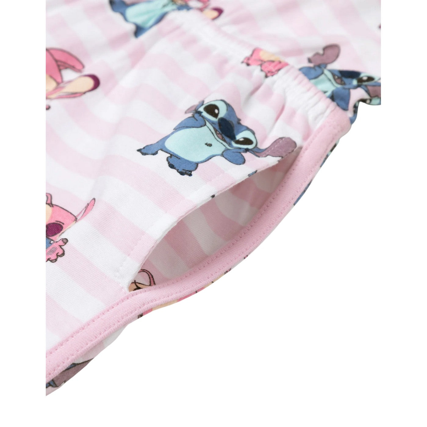 Pink - Lifestyle - Lilo & Stitch Girls Stitch & Angel Sleeveless Playsuit