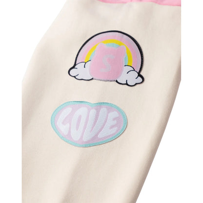 Pink Solid - Lifestyle - Squishmallows Girls Squish Squad Varsity Jacket