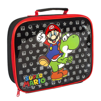 Multicoloured - Side - Super Mario Yoshi Lunch Bag Set (Pack of 3)