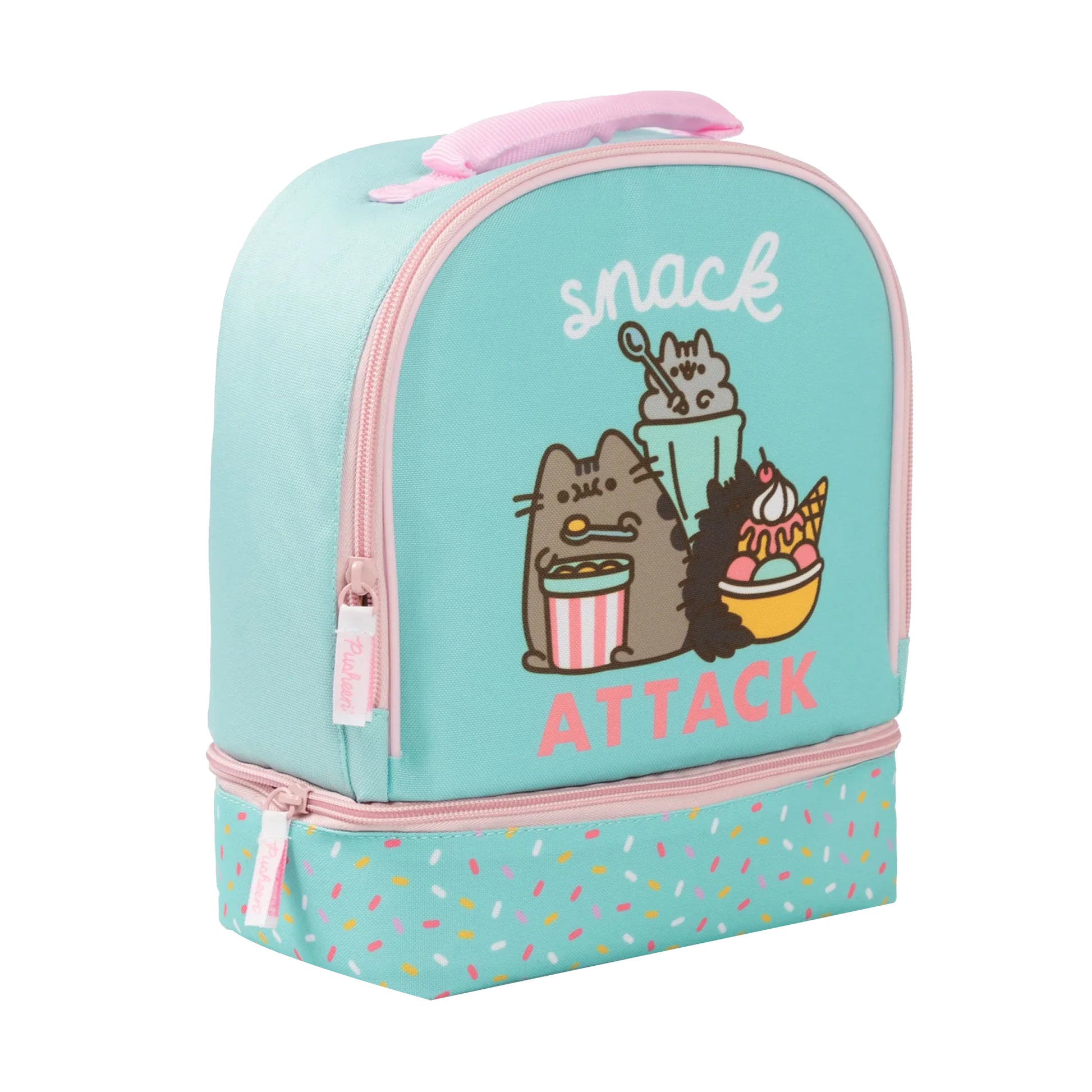 Multicoloured - Side - Pusheen Snack Attack Lunch Bag Set (Pack of 3)