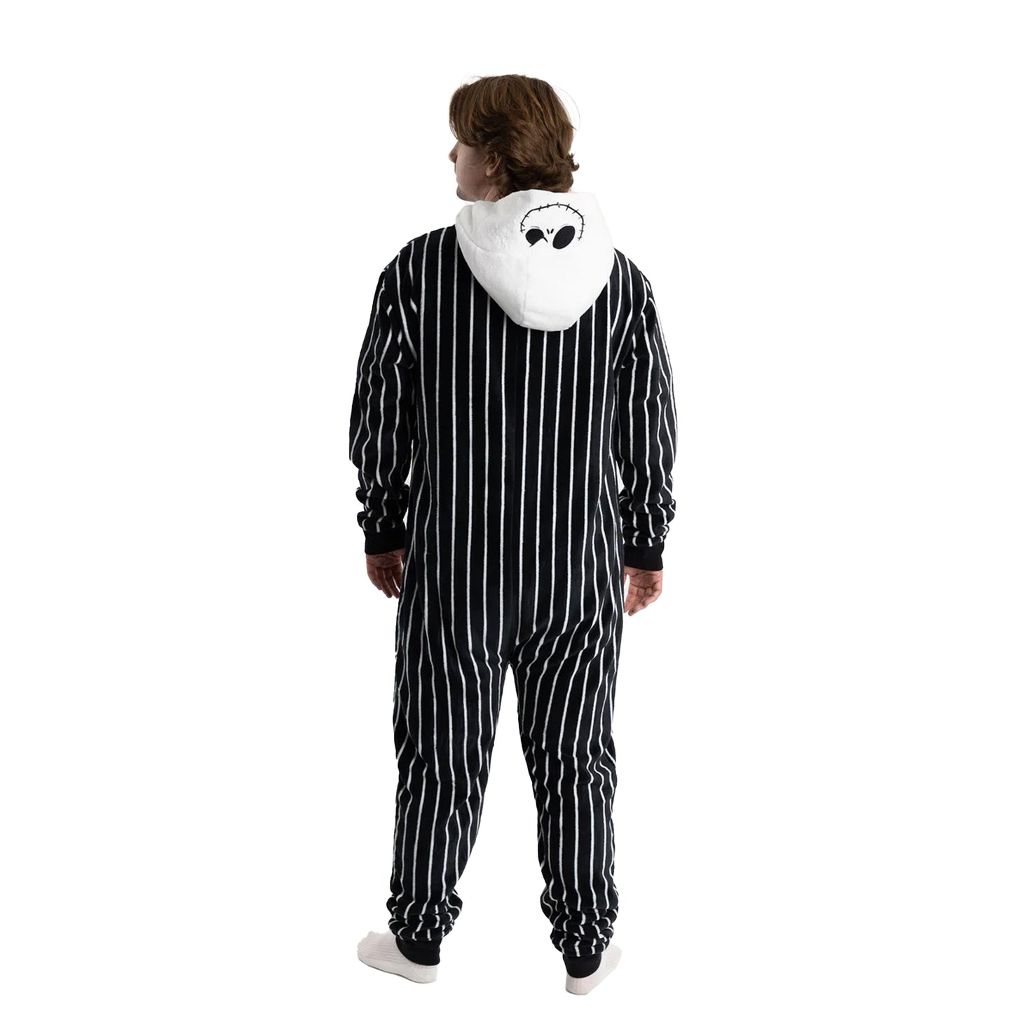 Black - Back - The Nightmare Before Christmas Unisex Adult Jack Skellington Jumpsuit
