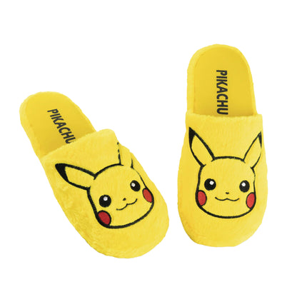 Yellow - Back - Pokemon Unisex Adult Pikachu Mule Slippers