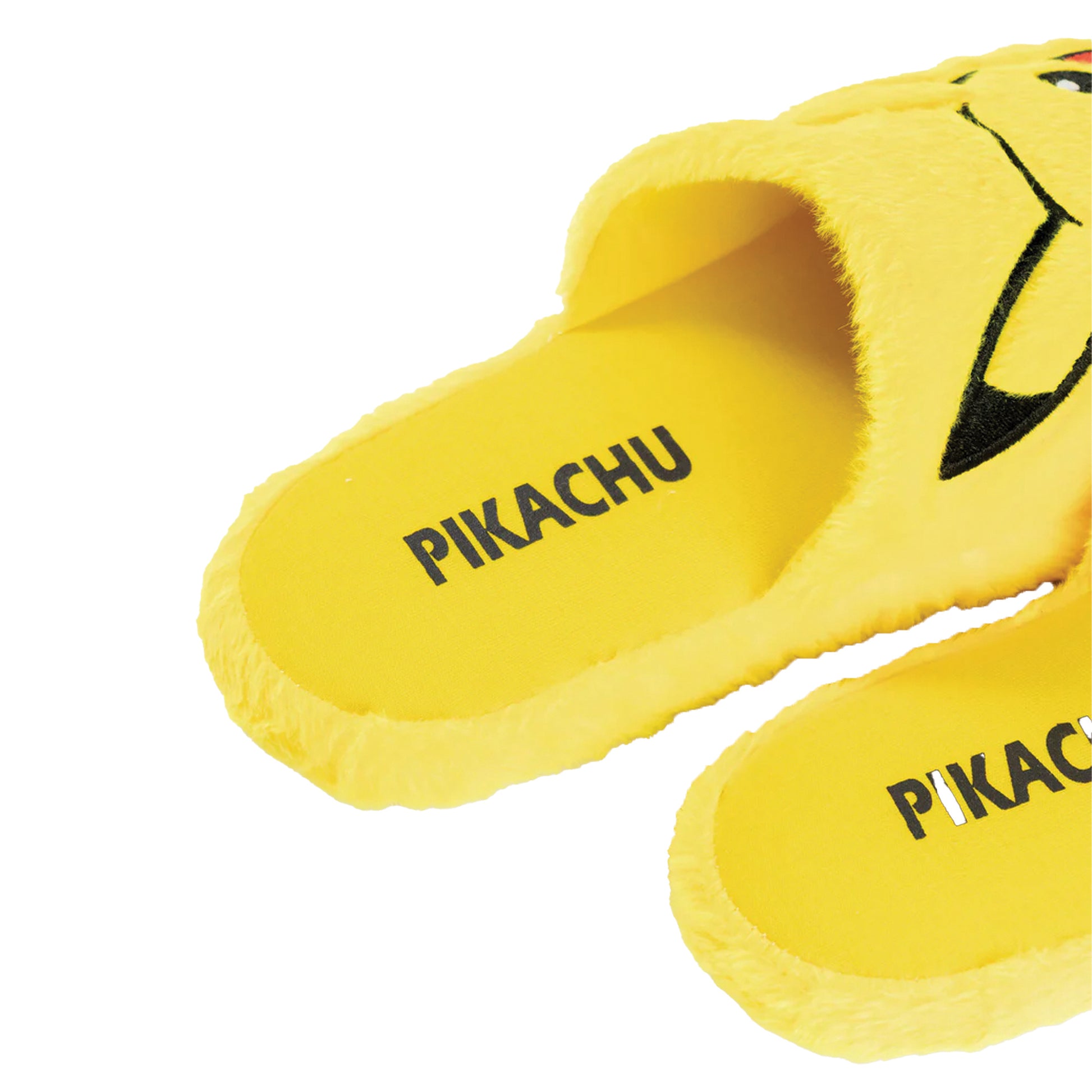 Yellow - Side - Pokemon Unisex Adult Pikachu Mule Slippers