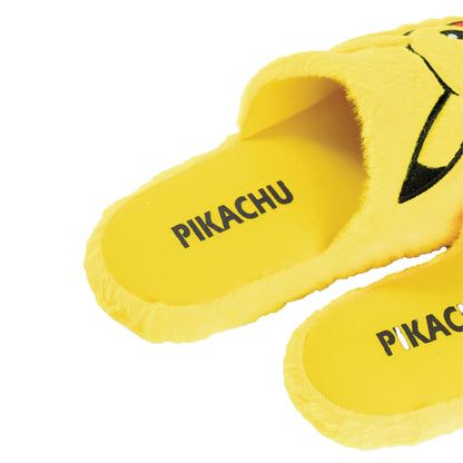 Yellow - Side - Pokemon Unisex Adult Pikachu Mule Slippers