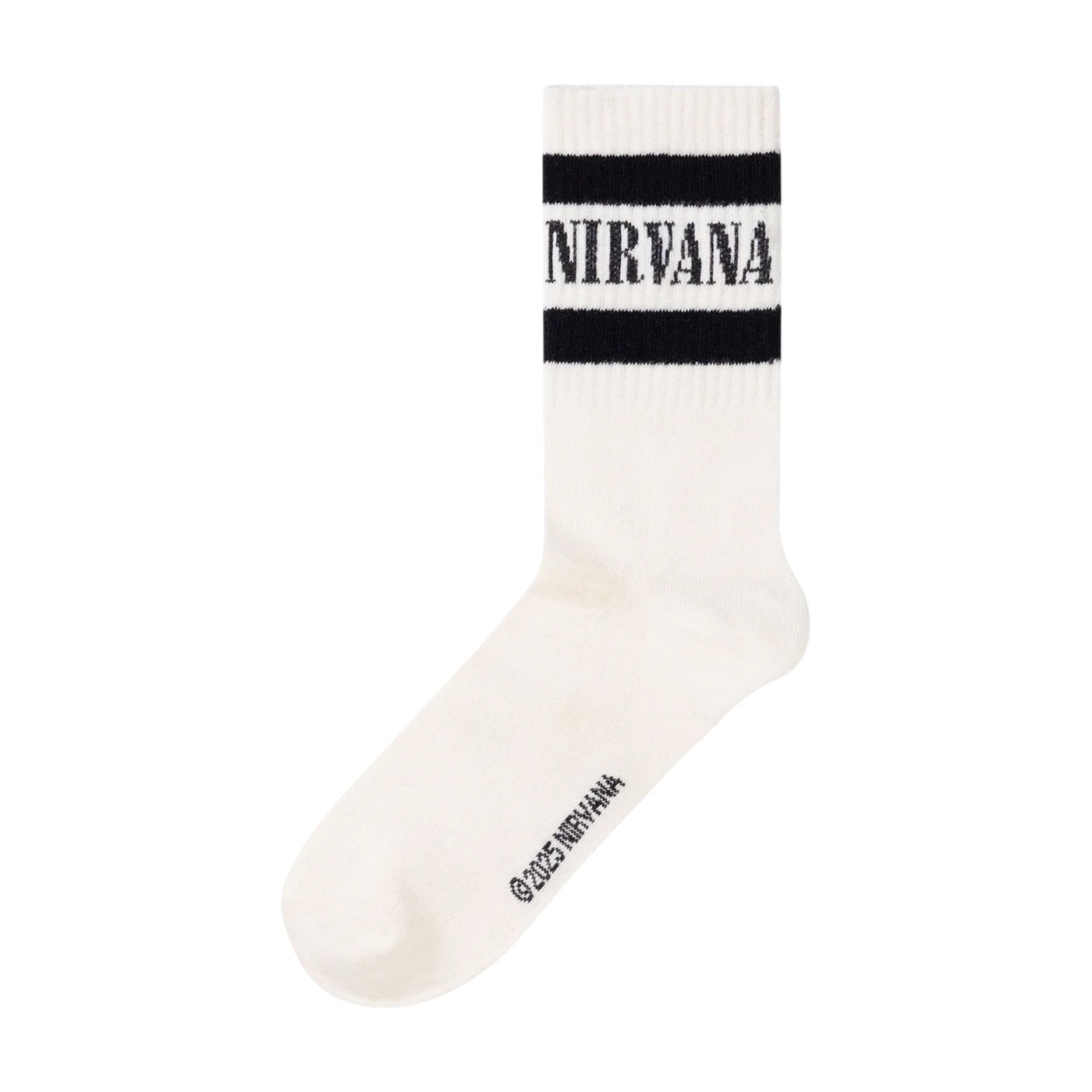Multicoloured - Side - Nirvana Mens Logo Calf-Length Socks (Pack of 3)