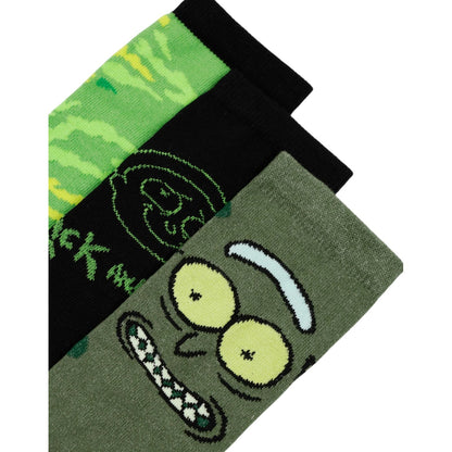 Multicoloured - Side - Rick And Morty Mens Character Calf-Length Socks (Pack of 5)