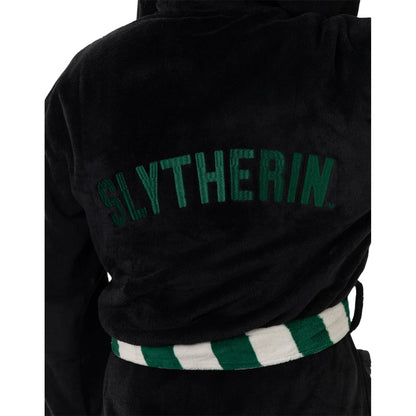 Black - Lifestyle - Harry Potter Unisex Adult Slytherin Hooded Robe