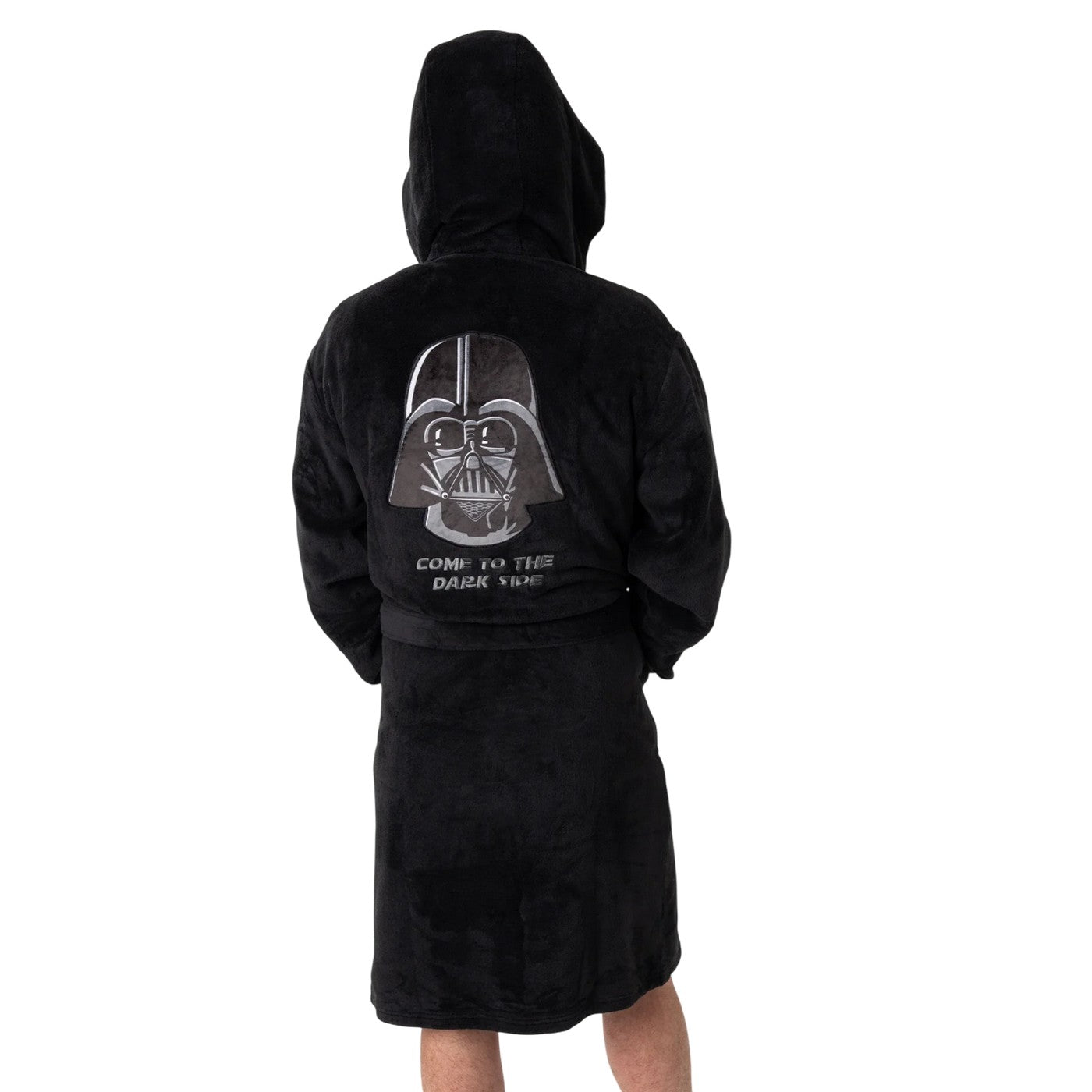 Black - Back - Star Wars Mens Darth Vader Hooded Robe