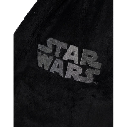 Black - Side - Star Wars Mens Darth Vader Hooded Robe